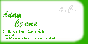 adam czene business card